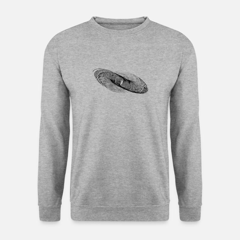 Geometric Circle Lines Ellipses - Unisex Sweatshirt - salt & pepper