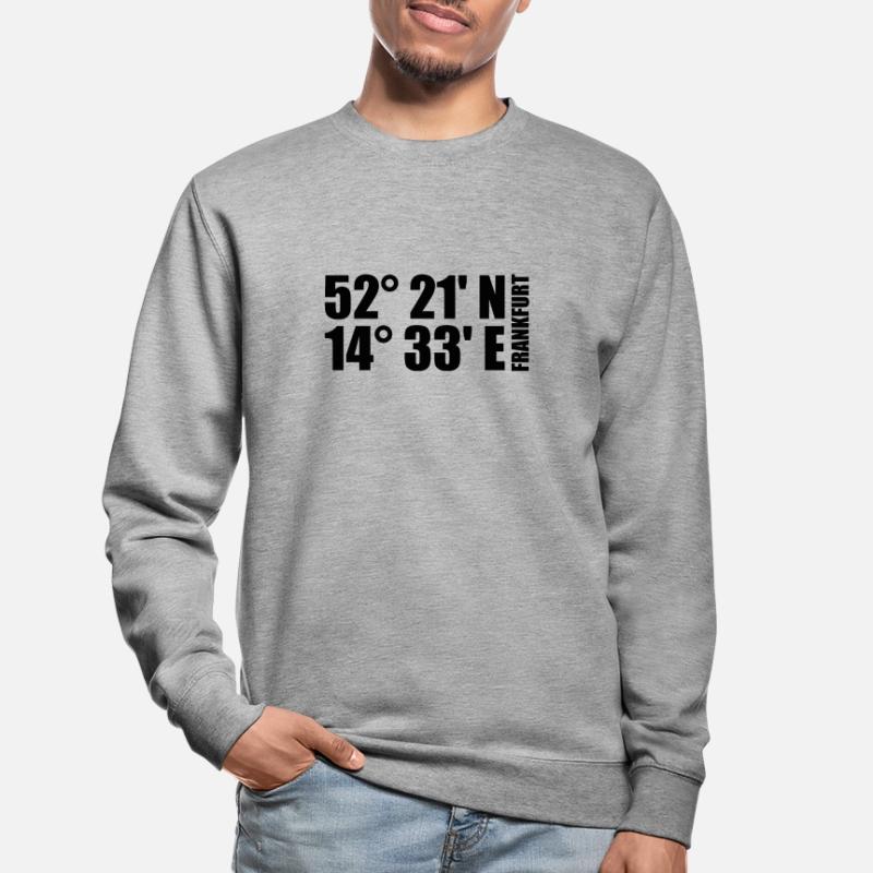 Frankfurt (Oder) coordinates Unisex Sweatshirt