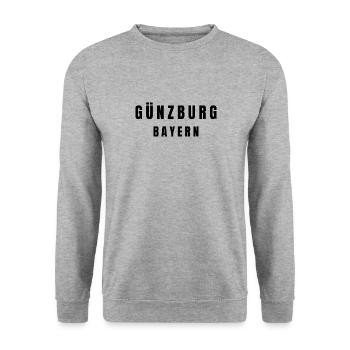Günzburg, Bavaria - Unisex Sweatshirt - salt & pepper - Front - Alina (178cm) & Michal (187cm)