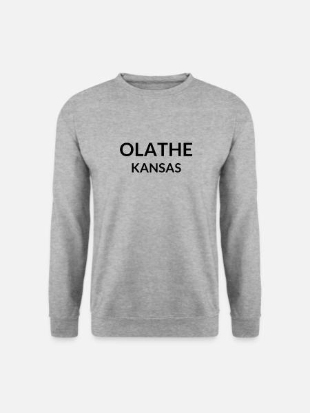 Olathe, Kansas, USA - Unisex Sweatshirt - salt & pepper