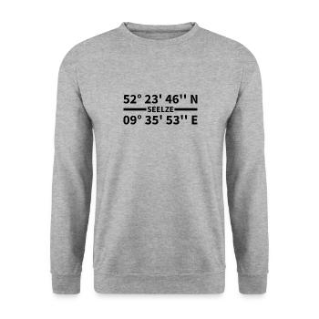 Seelze coordinates - Unisex Sweatshirt - salt & pepper - Front - Alina (178cm) & Michal (187cm)