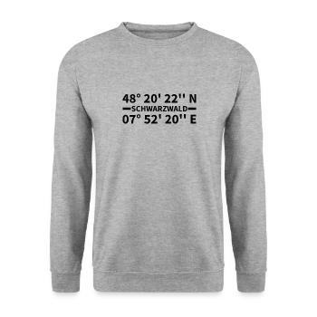Black Forest coordinates - Unisex Sweatshirt - salt & pepper - Front - Alina (178cm) & Michal (187cm)