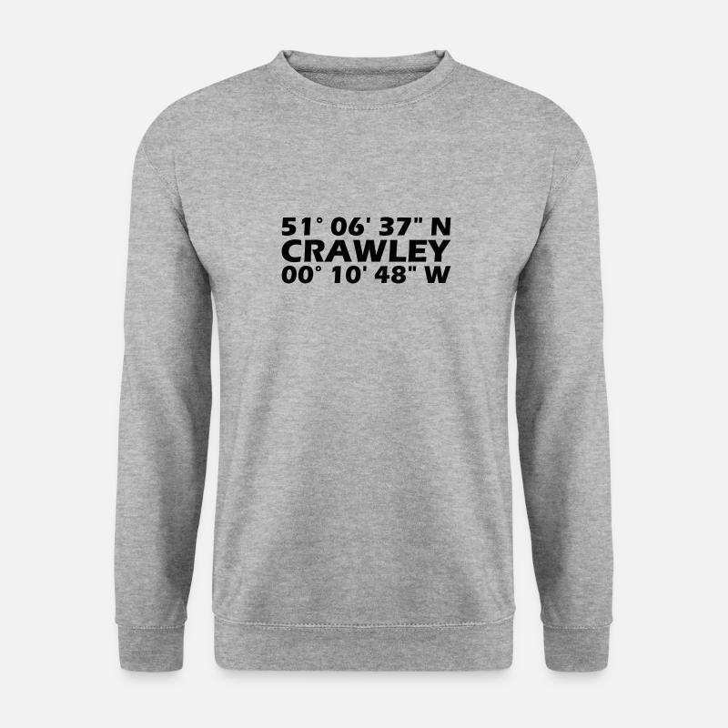 Crawley coordinates - Unisex Sweatshirt - salt & pepper
