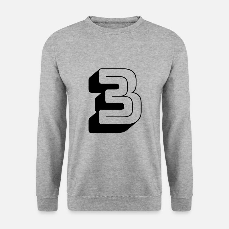 3 - Unisex Sweatshirt - salt & pepper