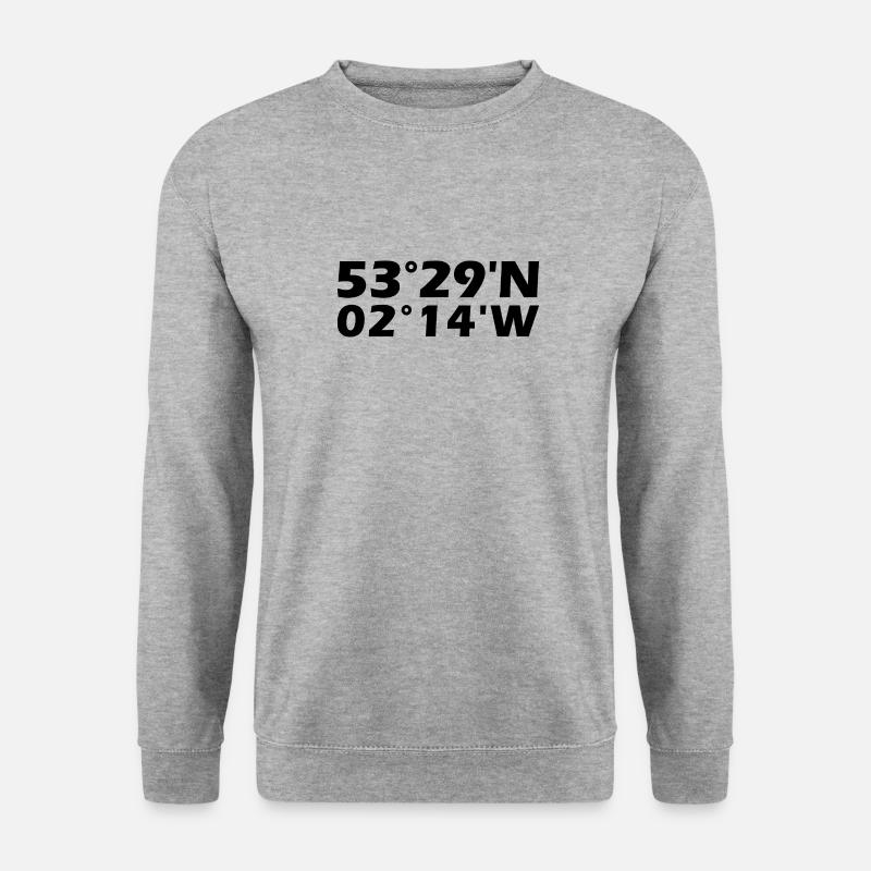 Manchester Coordinates - Unisex Sweatshirt - salt & pepper
