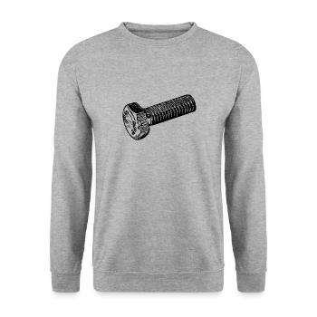 Accessoires d’atelier Pièce de rechange Vis - Sweat-shirt Unisexe - gris chiné - Devant - Alina (178cm) & Michal (187cm)