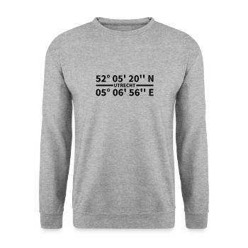 Utrecht coordinates - Unisex Sweatshirt - salt & pepper - Front - Alina (178cm) & Michal (187cm)