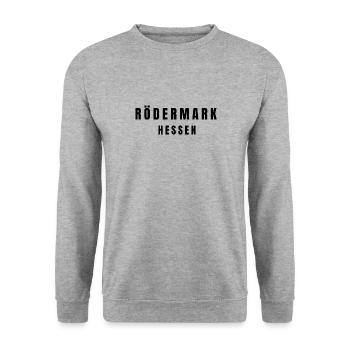 Rödermark, Hesse - Unisex Sweatshirt - salt & pepper - Front - Alina (178cm) & Michal (187cm)