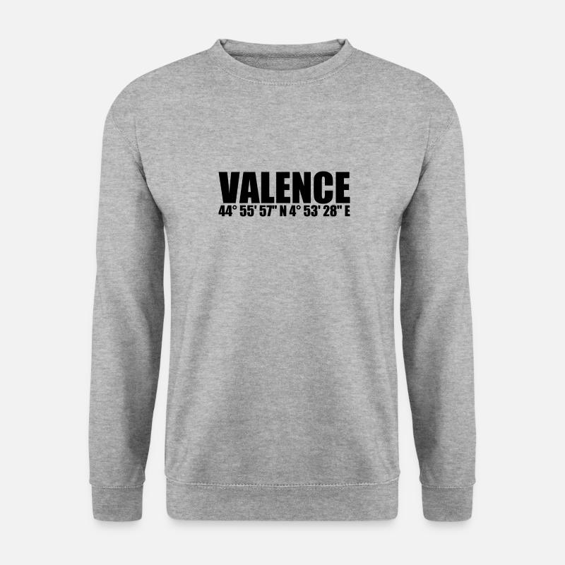 Coordonnées de valence - Sweat-shirt Unisexe - gris chiné