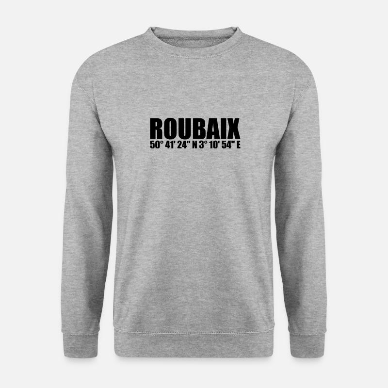 Coordonnées de Roubaix - Sweat-shirt Unisexe - gris chiné