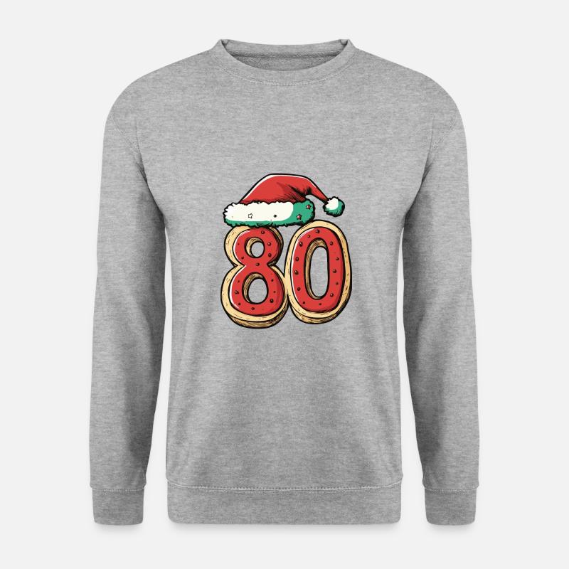 80 Number Christmas - Unisex Sweatshirt - salt & pepper