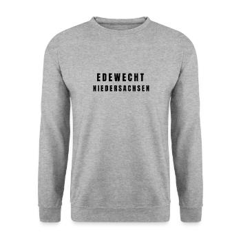 Edewecht, Lower Saxony - Unisex Sweatshirt - salt & pepper - Front - Alina (178cm) & Michal (187cm)