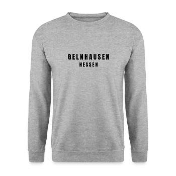 Gelnhausen, Hesse - Unisex Sweatshirt - salt & pepper - Front - Alina (178cm) & Michal (187cm)