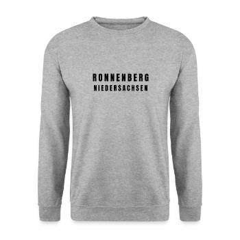 Ronnenberg, Basse-Saxe - Sweat-shirt Unisexe - gris chiné - Devant - Alina (178cm) & Michal (187cm)