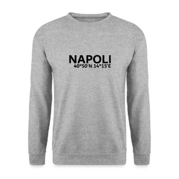 Napoli coordinates - Unisex Sweatshirt - salt & pepper - Front - Alina (178cm) & Michal (187cm)