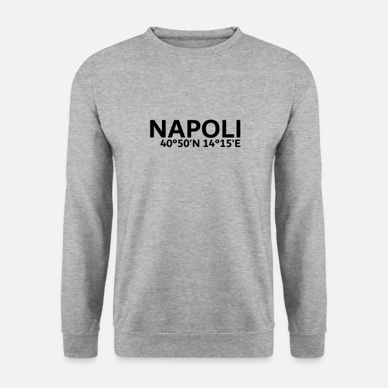 Napoli coordinates - Unisex Sweatshirt - salt & pepper