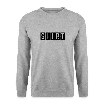 Panneau de l’aéroport de Siirt - Sweat-shirt Unisexe - gris chiné - Devant - Alina (178cm) & Michal (187cm)