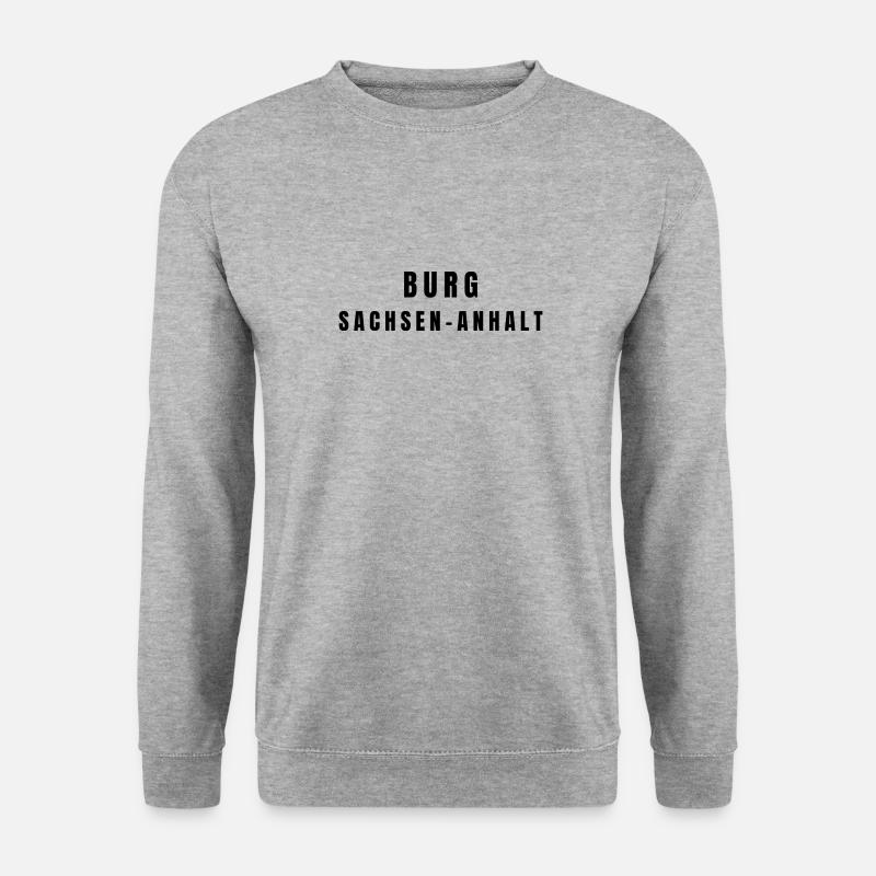 Papenburg Niedersachsen - Unisex Pullover - Weißgrau meliert