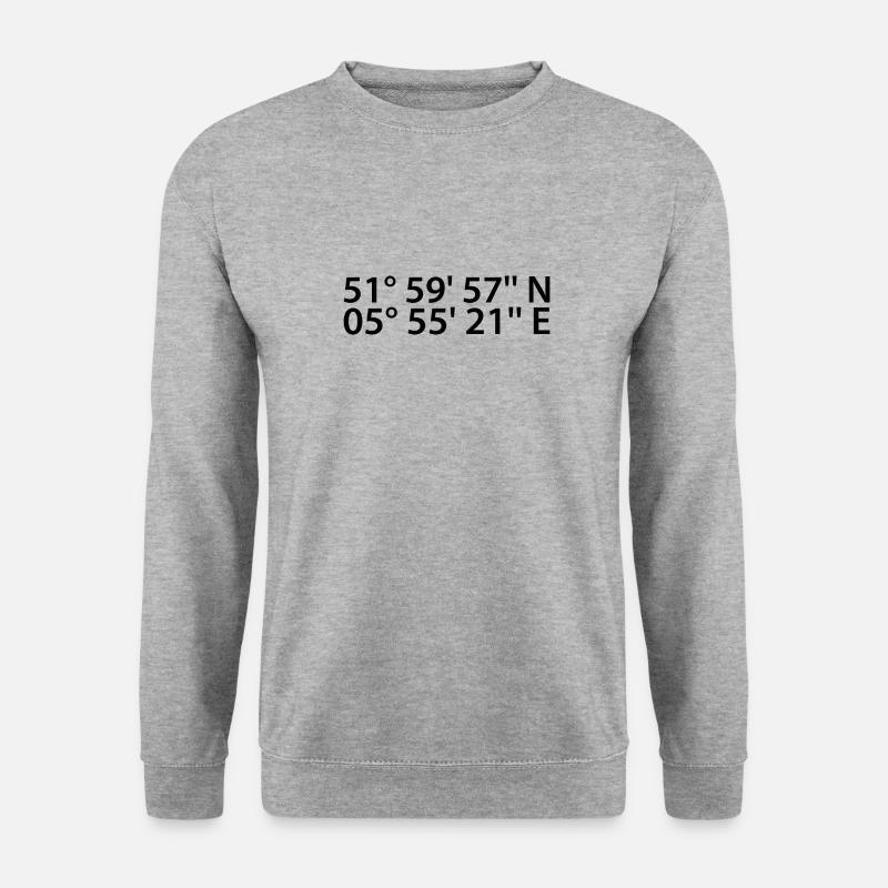 Arnhem coordinates - Unisex Sweatshirt - salt & pepper