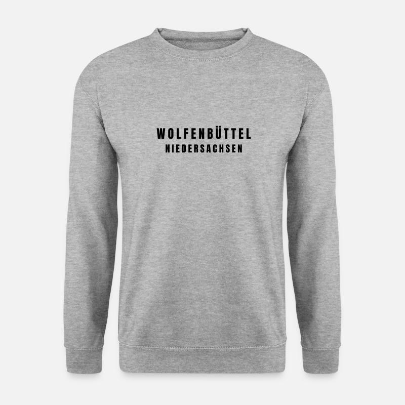 Wolfenbüttel, Basse-Saxe - Sweat-shirt Unisexe - gris chiné