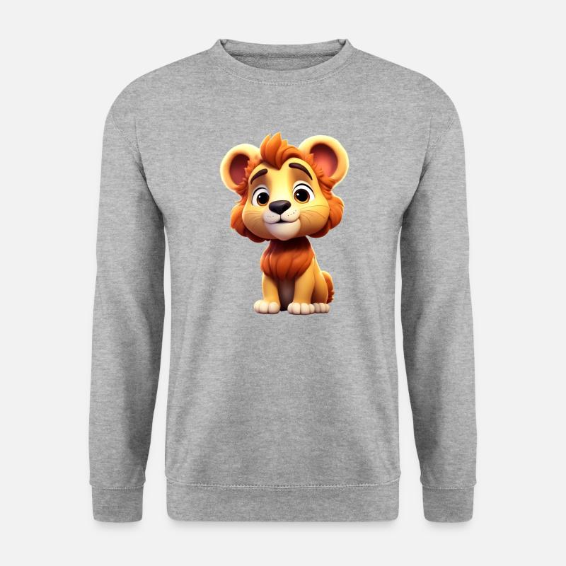 Leo mignon - Sweat-shirt Unisexe - gris chiné