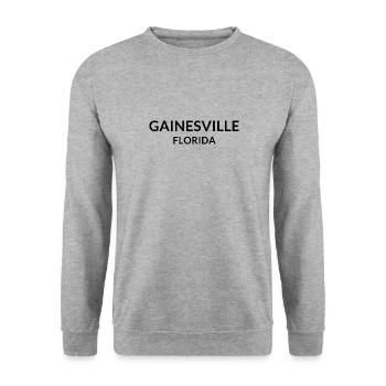 Gainesville Florida USA - Unisex Pullover - Weißgrau meliert - Vorne - Alina (178cm) & Michal (187cm)