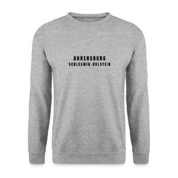 Ahrensburg, Schleswig-Holstein - Sweat-shirt Unisexe - gris chiné - Devant - Alina (178cm) & Michal (187cm)