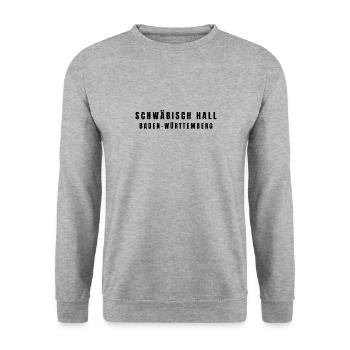 Schwäbisch Hall, Bade-Wurtemberg - Sweat-shirt Unisexe - gris chiné - Devant - Alina (178cm) & Michal (187cm)