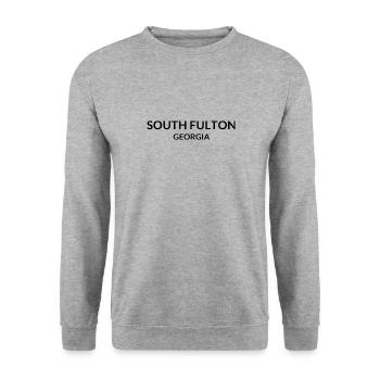 South Fulton Georgia USA - Unisex Pullover - Weißgrau meliert - Vorne - Alina (178cm) & Michal (187cm)