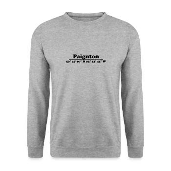 Coordonnées de Paignton - Sweat-shirt Unisexe - gris chiné - Devant - Alina (178cm) & Michal (187cm)
