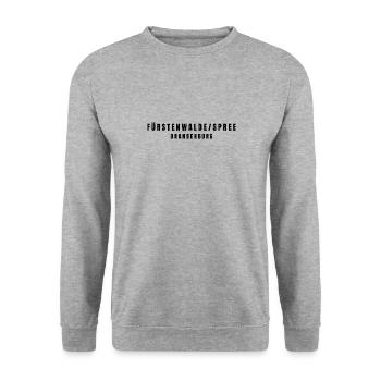 Fürstenwalde/Spree, Brandenburg - Unisex Sweatshirt - salt & pepper - Front - Alina (178cm) & Michal (187cm)
