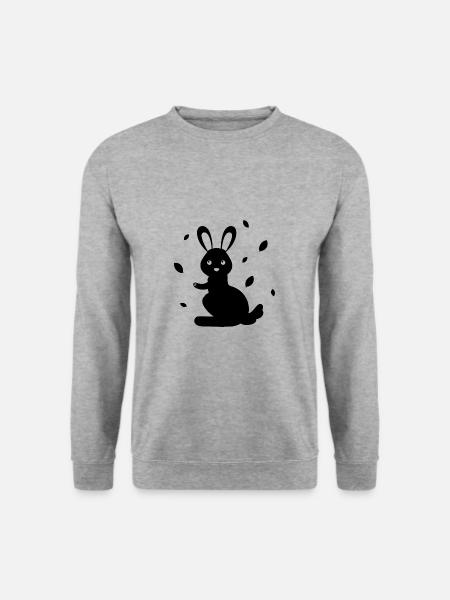 Rabbit - Rabbit Nature Easter - Unisex Sweatshirt - salt & pepper