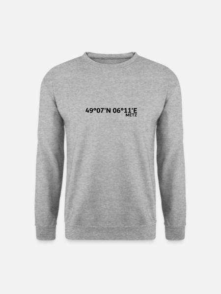 Metz Coordinates - Unisex Sweatshirt - salt & pepper
