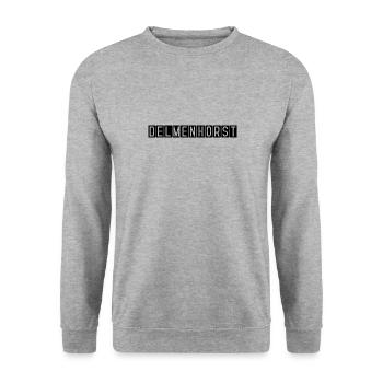 Panneau de l’aéroport de Delmenhorst - Sweat-shirt Unisexe - gris chiné - Devant - Alina (178cm) & Michal (187cm)