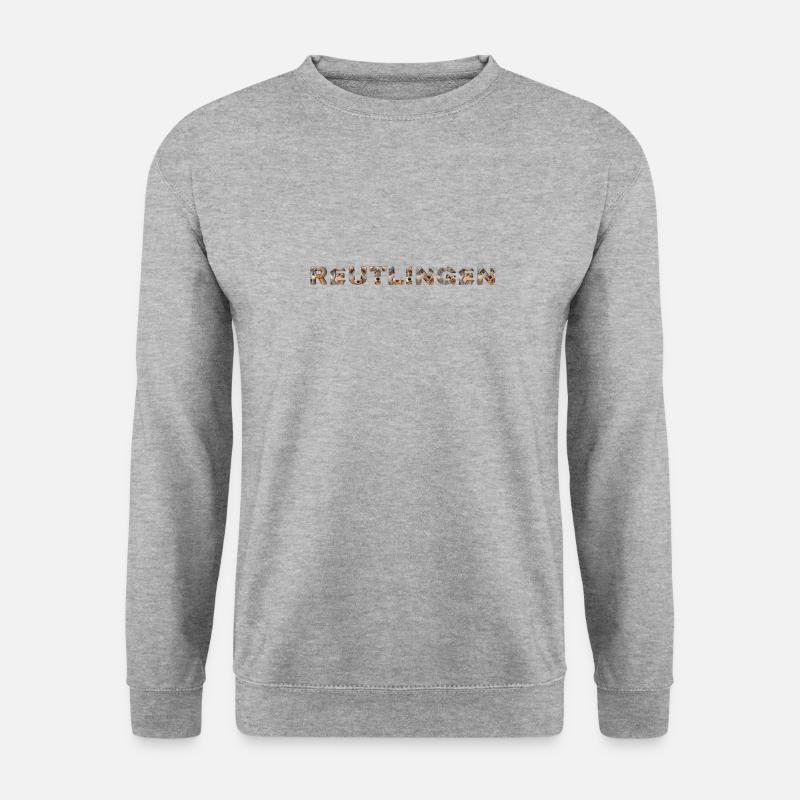 Reutlingen Hund - Unisex Pullover - Weißgrau meliert