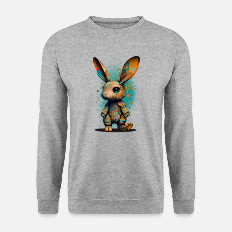 Buddy Bunny - Unisex Sweatshirt - salt & pepper