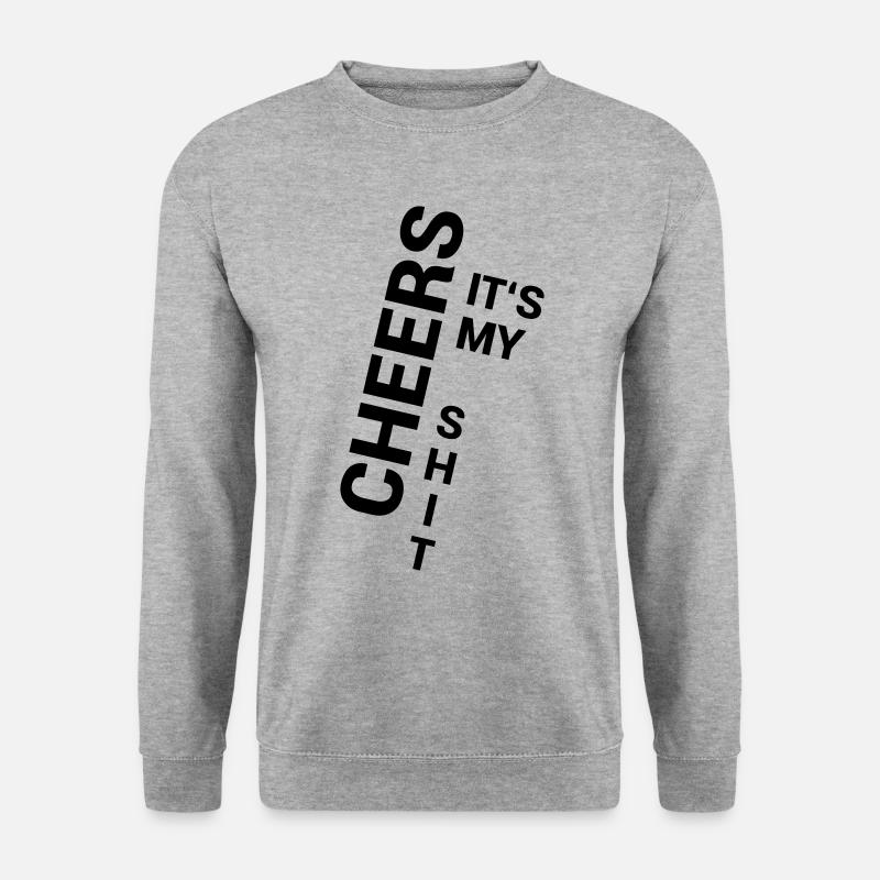 My Shit - Unisex Pullover - Weißgrau meliert