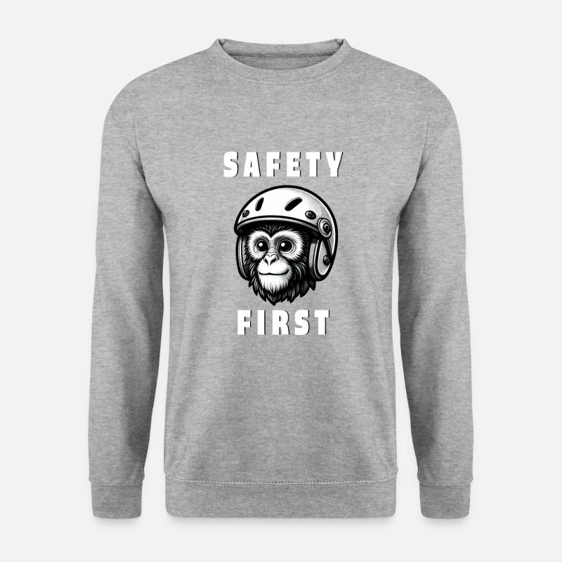 Singe de sécurité - Sweat-shirt Unisexe - gris chiné