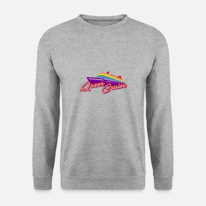Queer Cruise - Unisex Pullover - Weißgrau meliert
