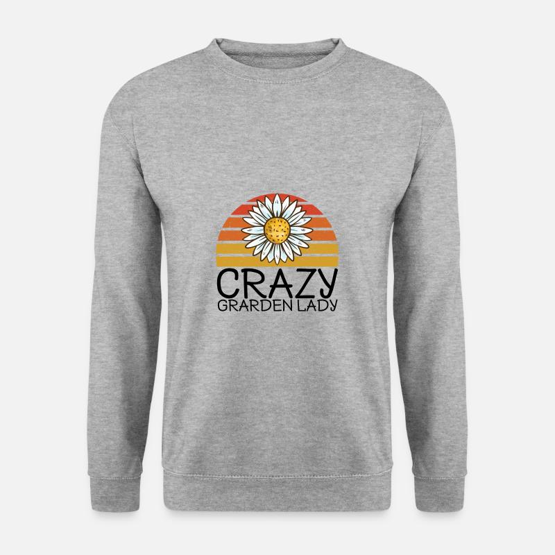 Pflanzen - Unisex Pullover - Weißgrau meliert