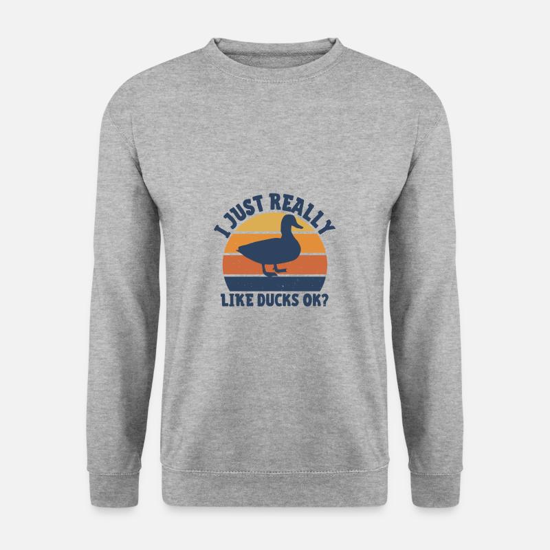 Duck - Unisex Sweatshirt - salt & pepper