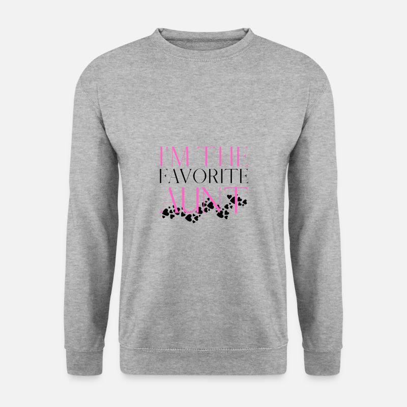 Tante - Unisex Pullover - Weißgrau meliert