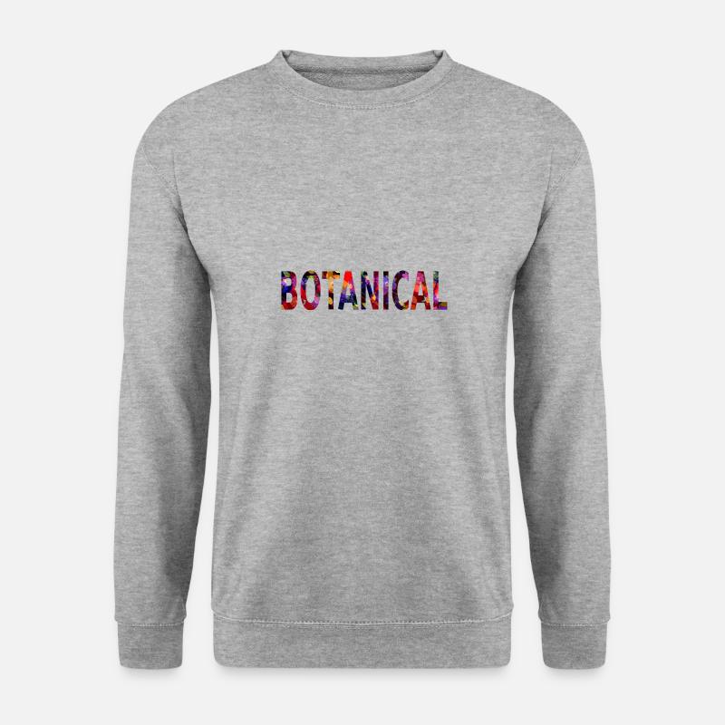Botanical - Unisex Pullover - Weißgrau meliert