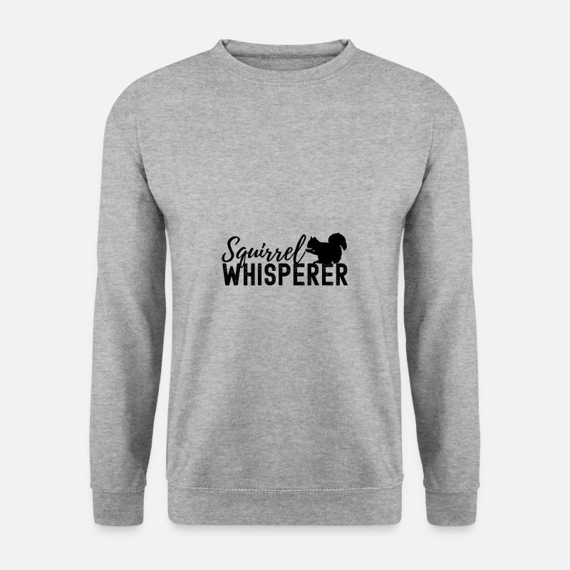 Eichhörnchen - Unisex Pullover - Weißgrau meliert