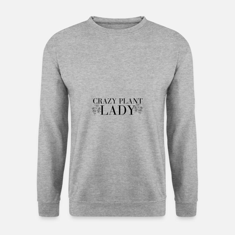 Pflanzen - Unisex Pullover - Weißgrau meliert