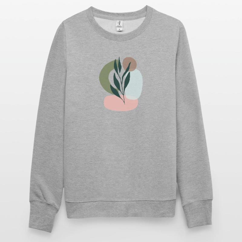 Minimalistic Boho Style Unisex Pullover