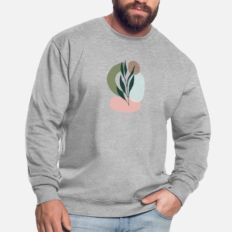 Minimalistic Boho Style Unisex Pullover