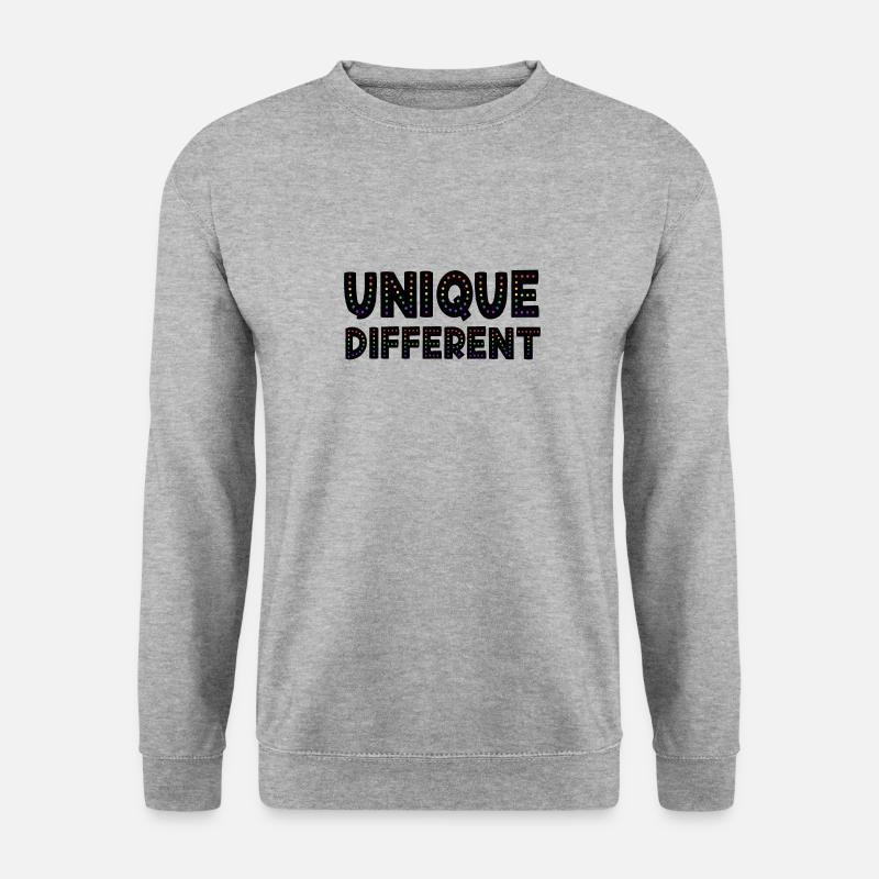 UNIQUE DIFFERENT - Unisex Sweatshirt - salt & pepper