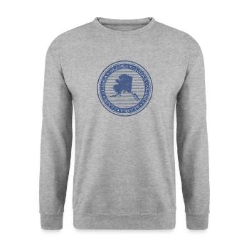 ALASKA - Sweat-shirt Unisexe - gris chiné - Devant - Alina (178cm) & Michal (187cm)