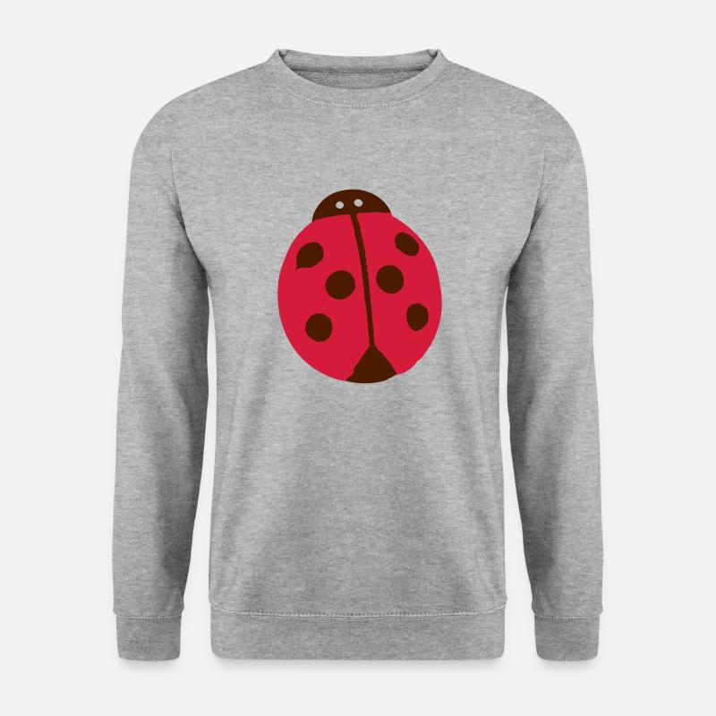 ladybug - Unisex Pullover - Weißgrau meliert